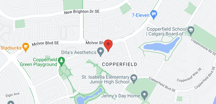 map of 123 Copperfield Rise SE
